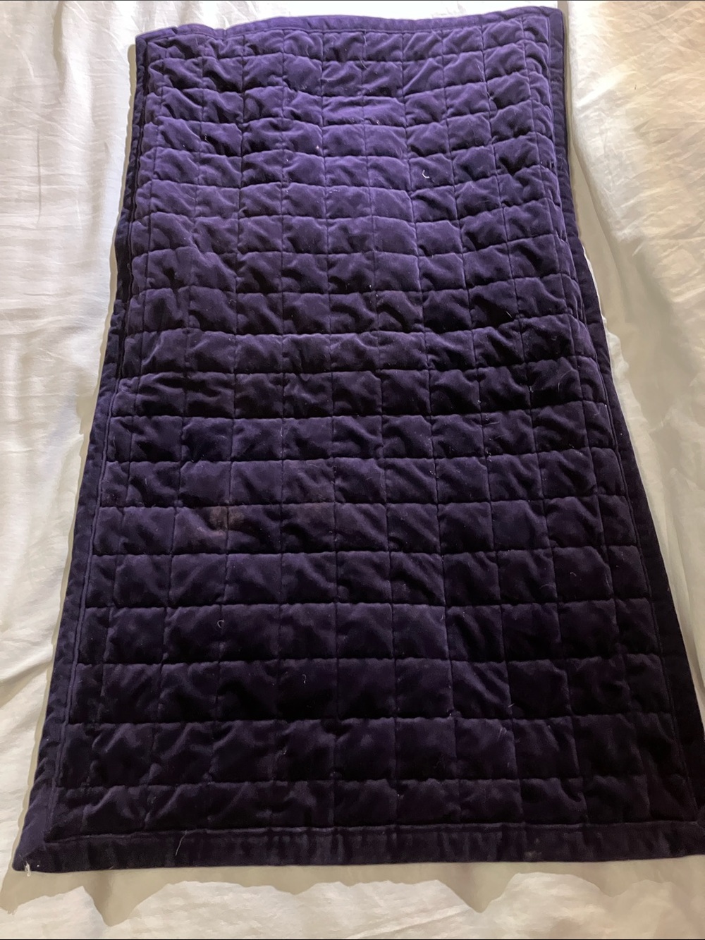 Purple velvet king pillow cover pillowcase
